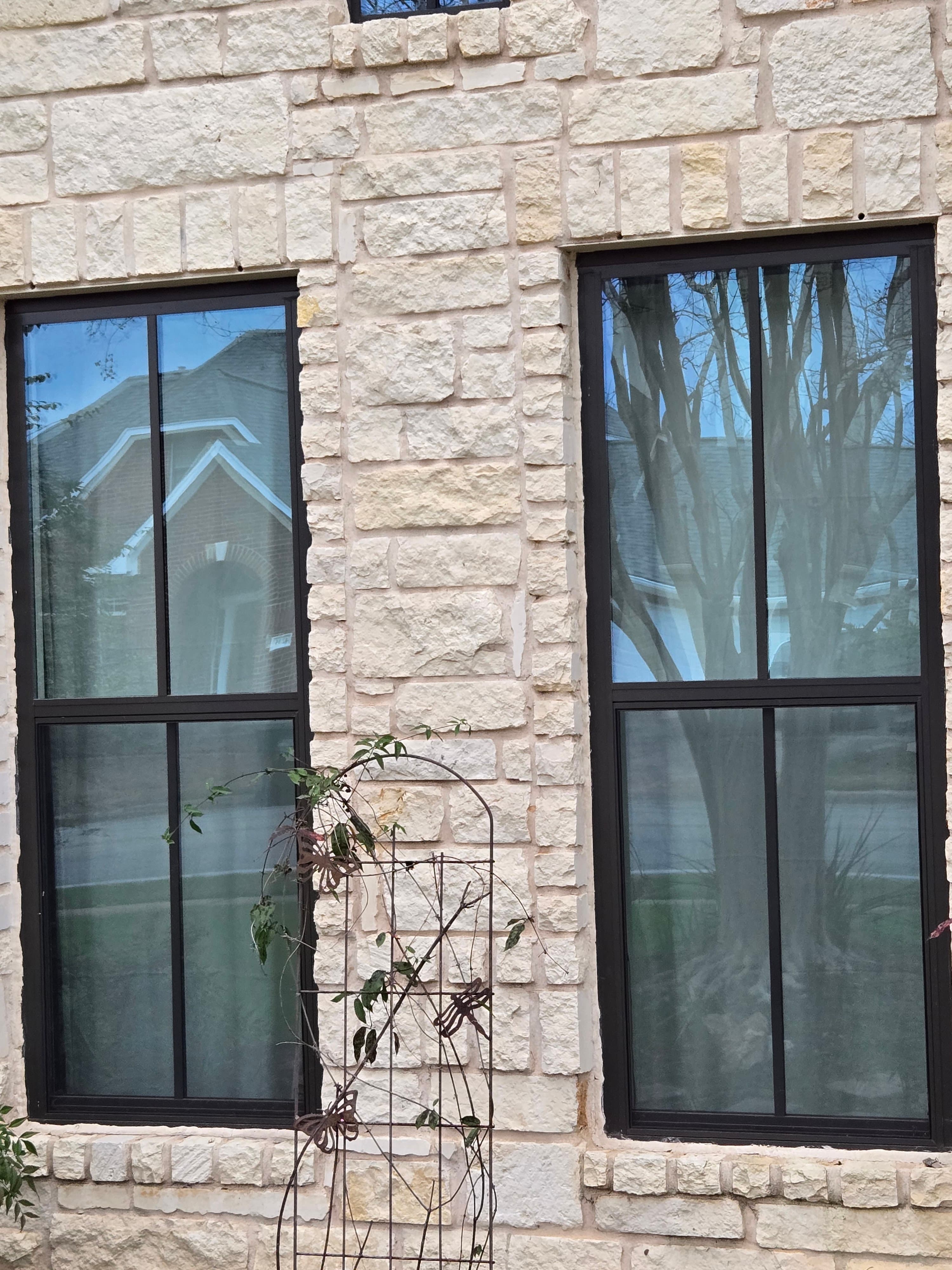 Double-hung window replacement in Austin home