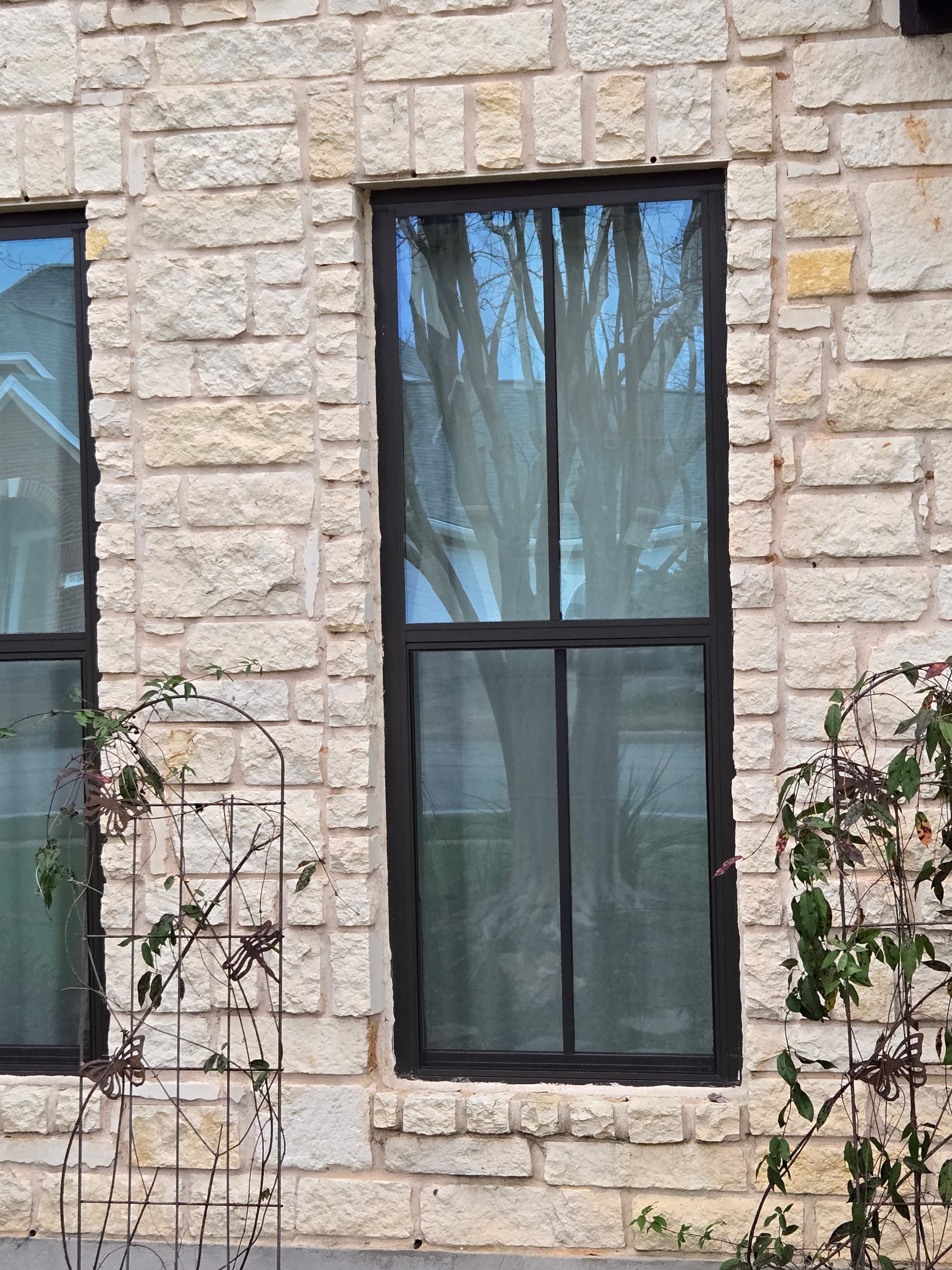 Custom window installation project in Austin TX