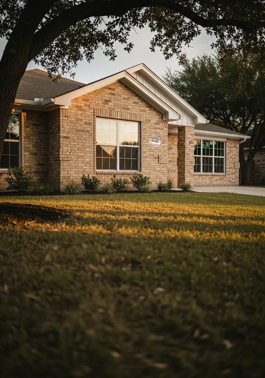 Killeen home exterior with well-maintained yard, representing the diverse residential properties throughout the city.