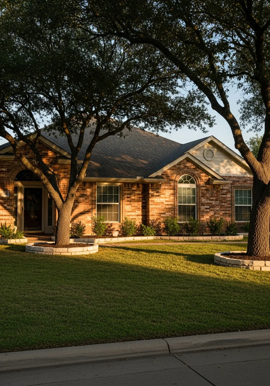 Temple home exterior representing the varied residential properties and community character of the city.